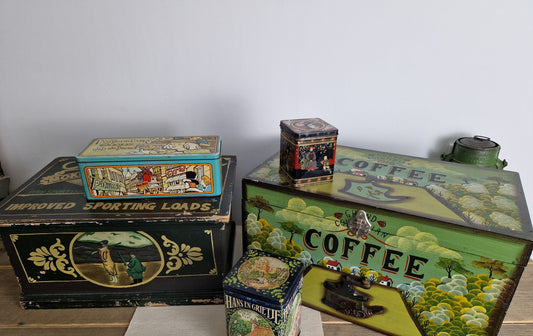 Geschiedenis van koffieblikken, theeblikken en koekblikken