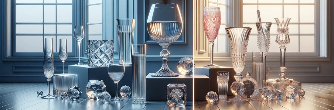 Verschil tussen glas, kristal en baccarat