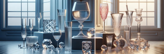 Verschil tussen glas, kristal en baccarat