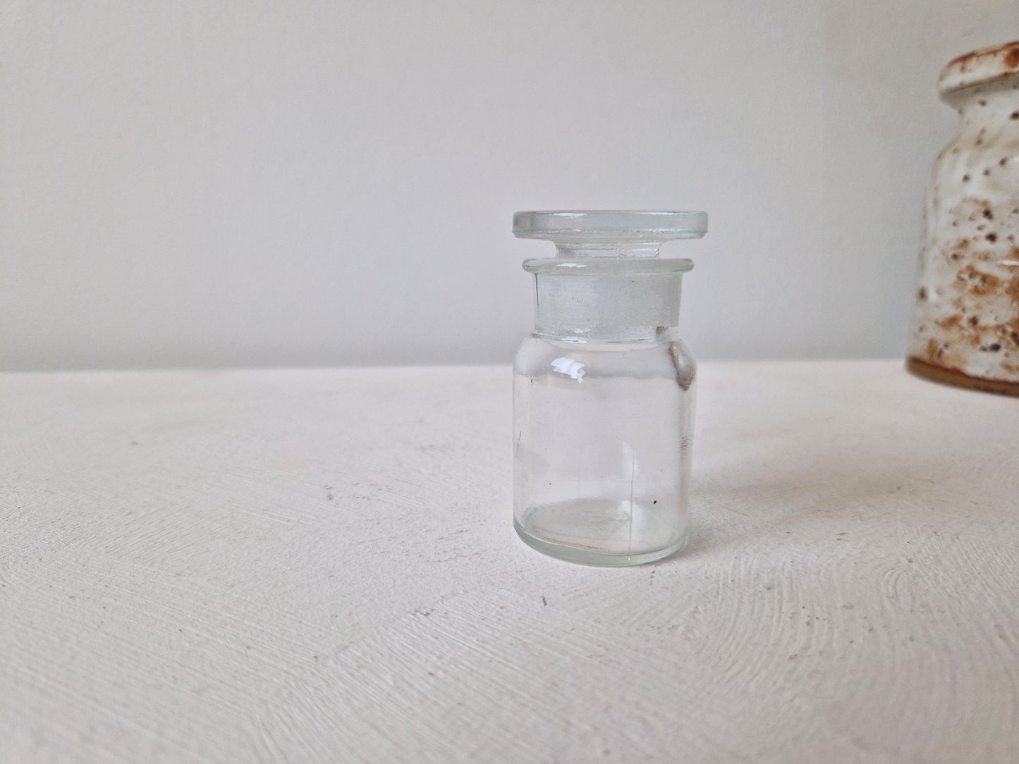 Apothekerspotje vintage glas met brocante uitstraling