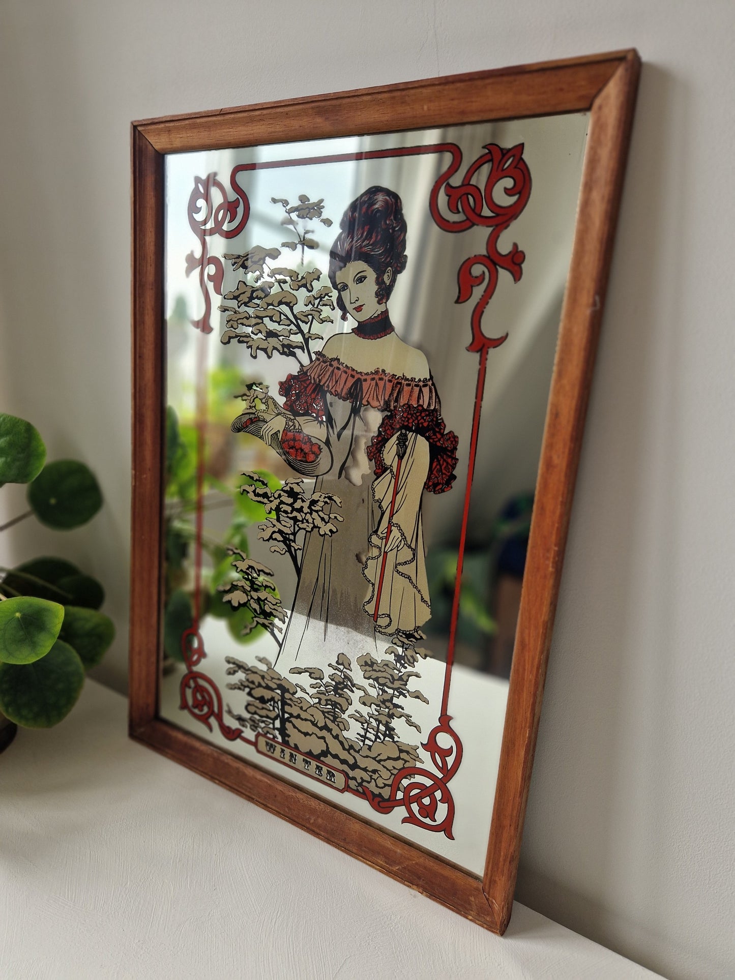 te koop Art Nouveau spiegel