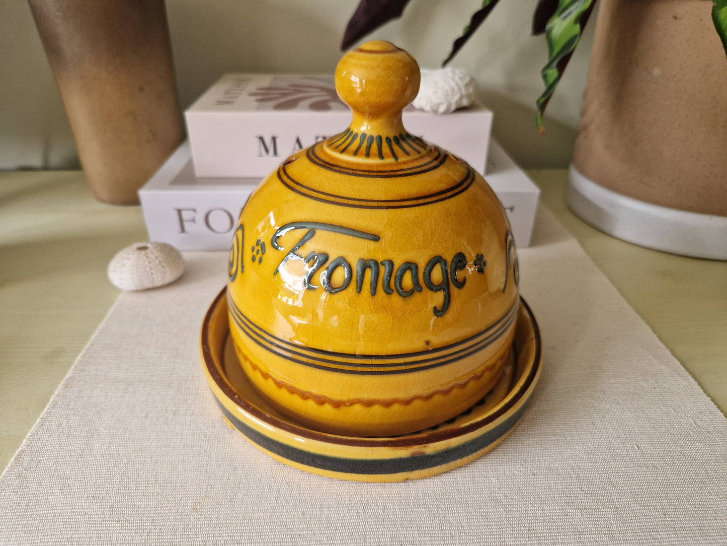 Vintage kaasschaal fromage frankrijk