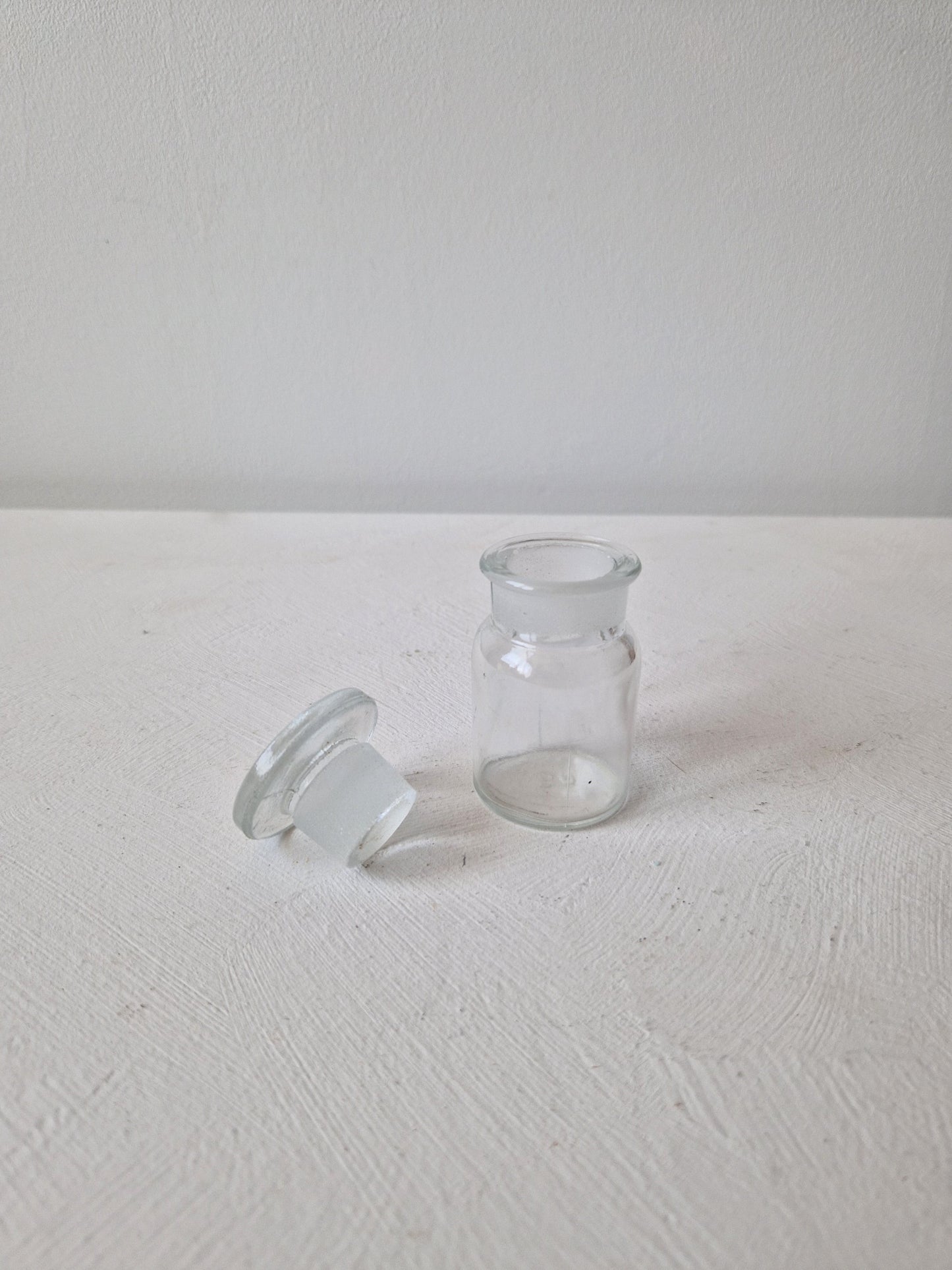 Brocante glaswerk mini potje voor etagère of plank