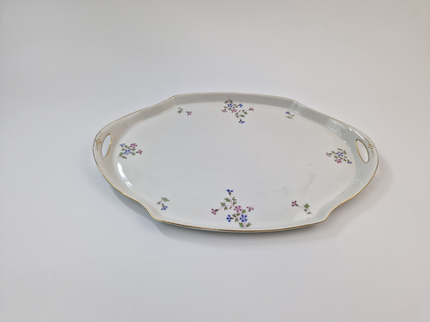 Dienblad porselein bloemen RPM Germany