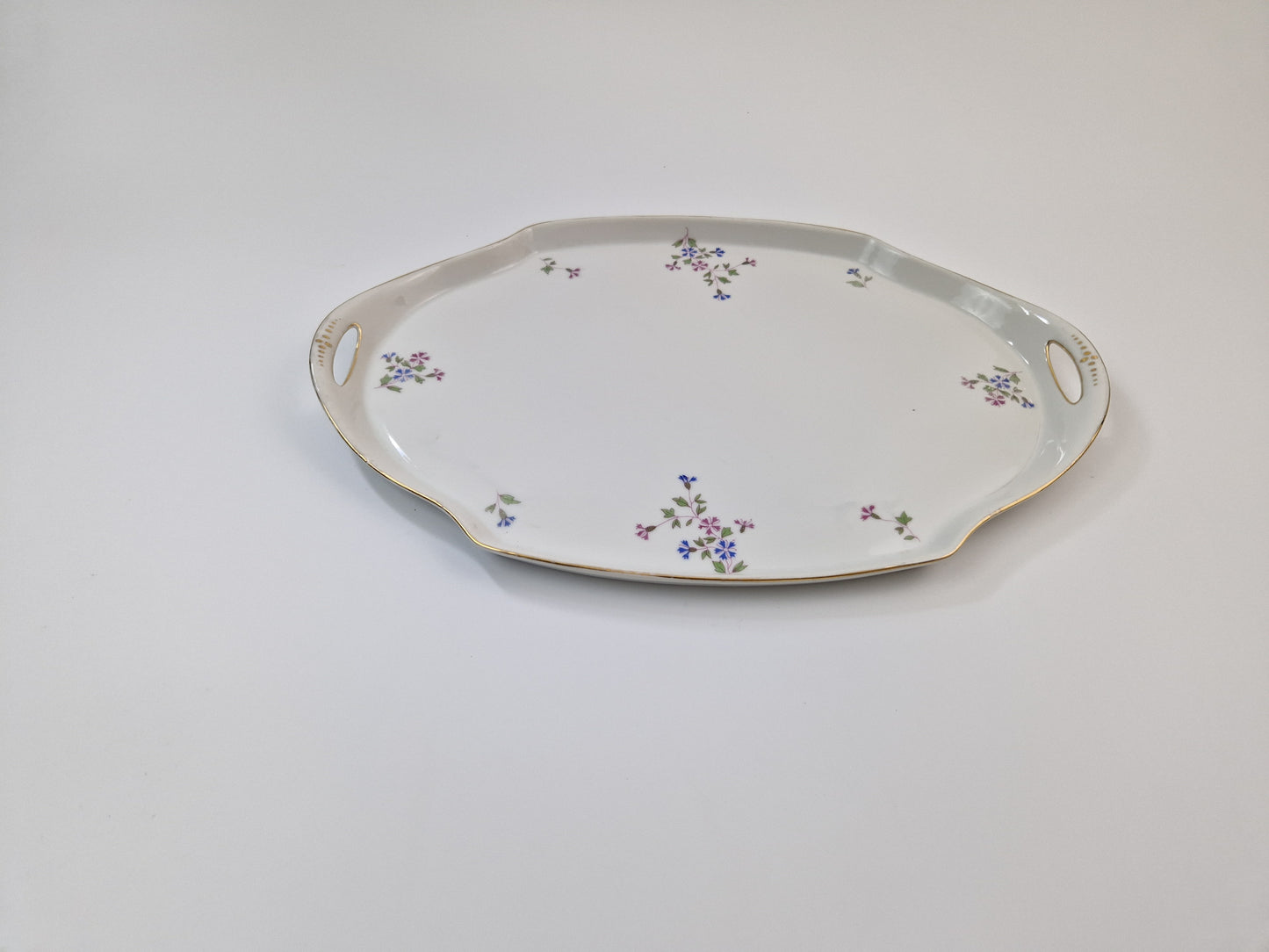 Dienblad porselein bloemen RPM Germany