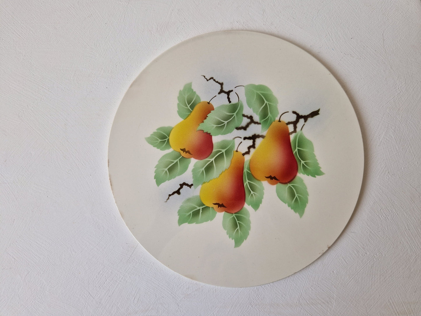 Vintage keramieken onderzetter Keramik Grünstadt Duitsland