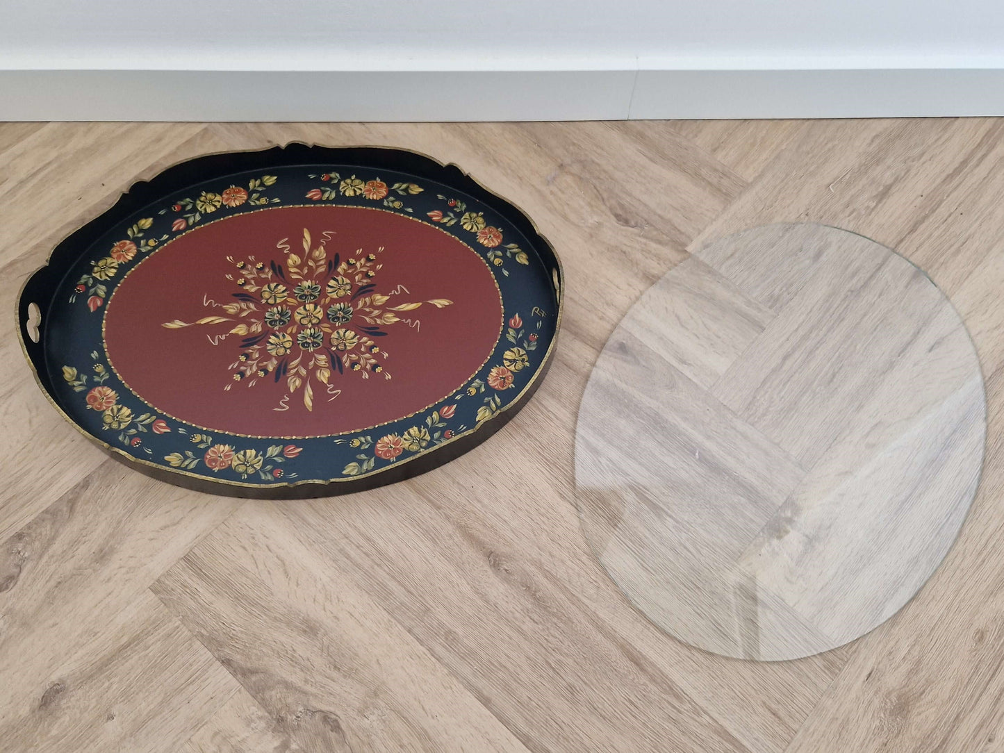 Handbeschilderde Dienblad Hindeloopen