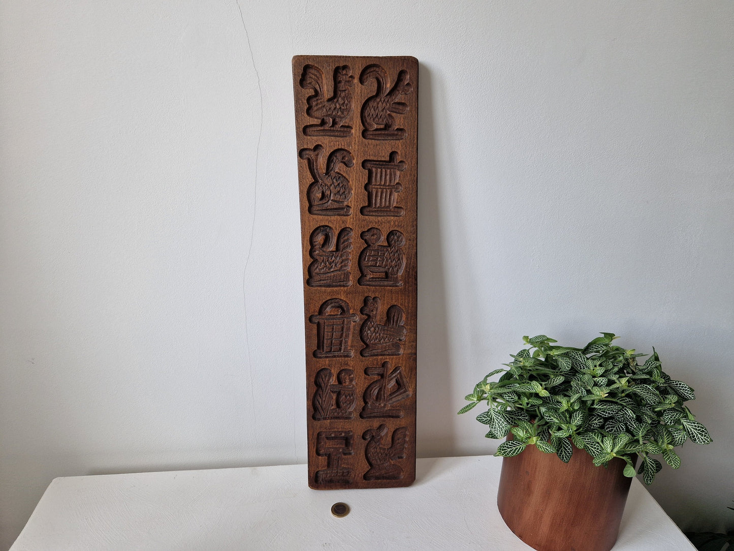 Webshop brocante spullen speculaasplank hout