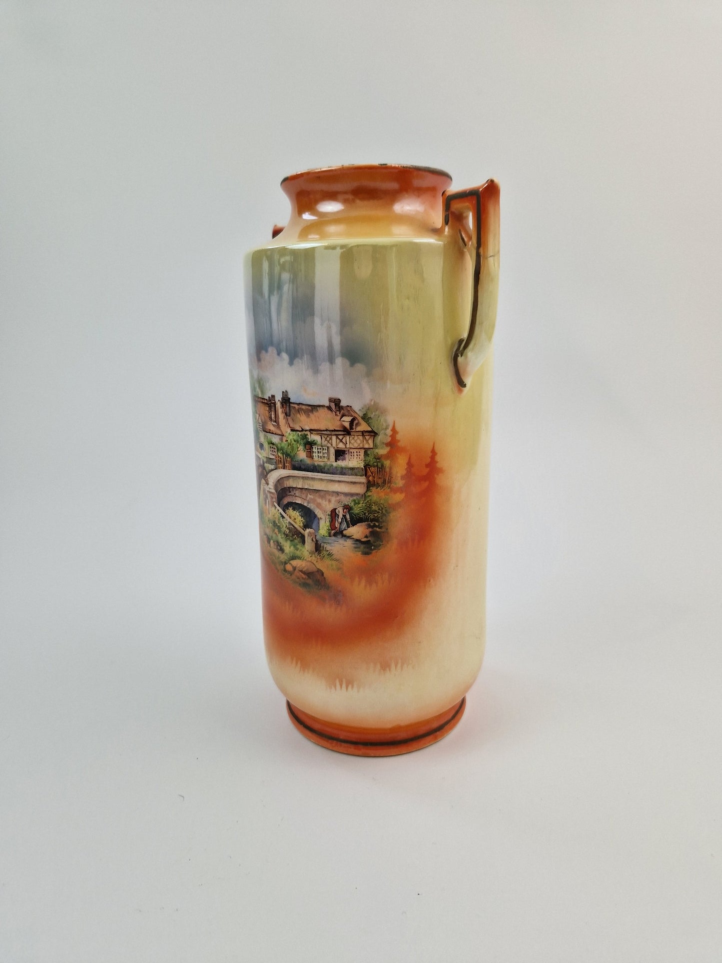 antieke Jugendstil vaas keramiek