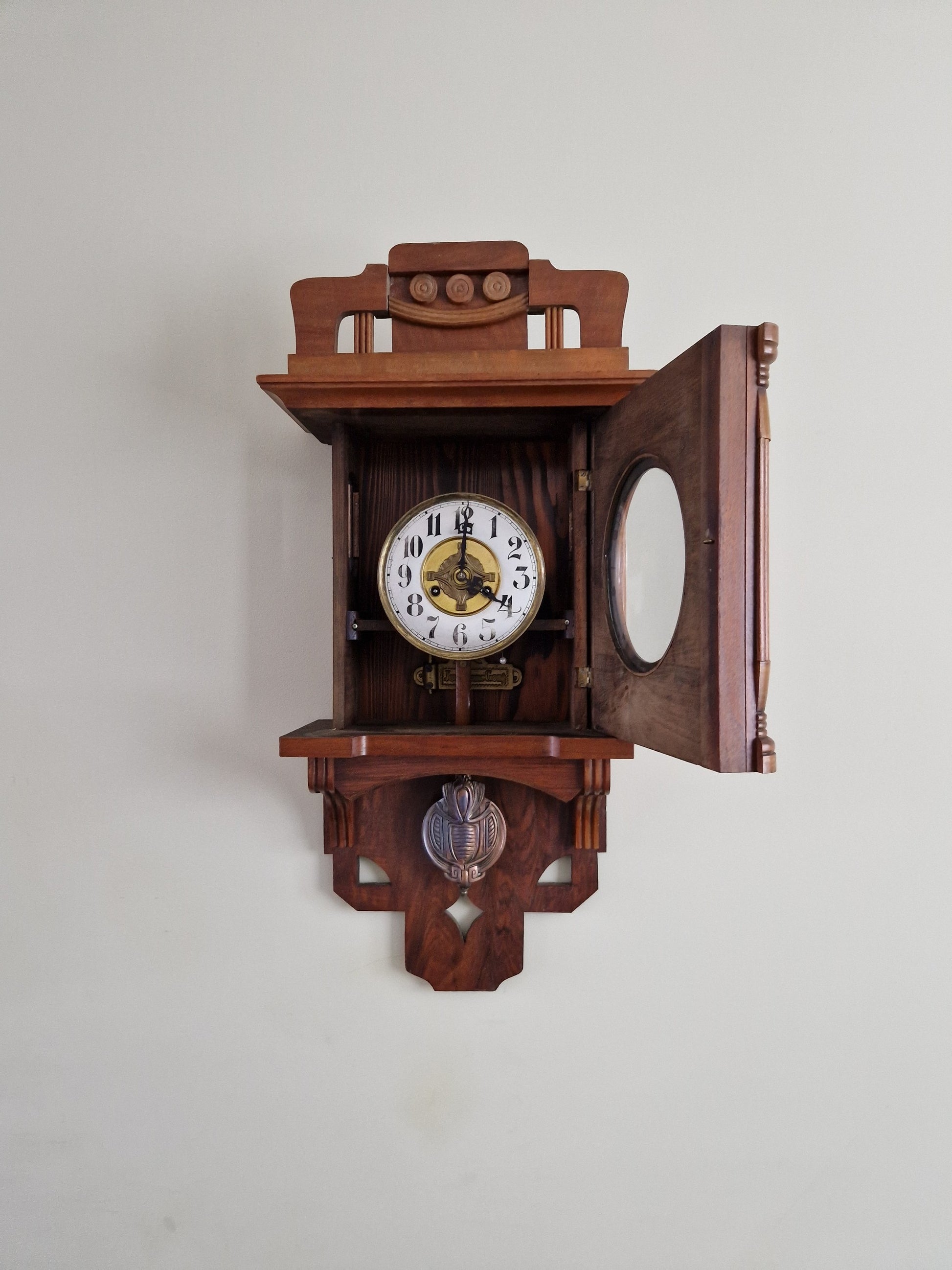Antieke Junghans wandklok