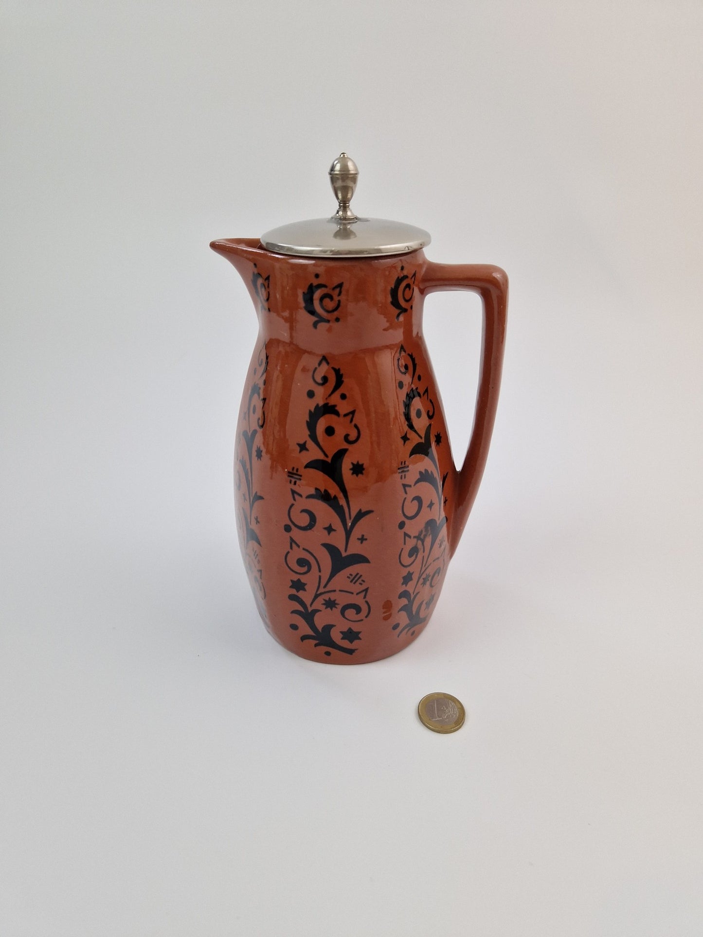 vintage Chocolademelk kan keramiek