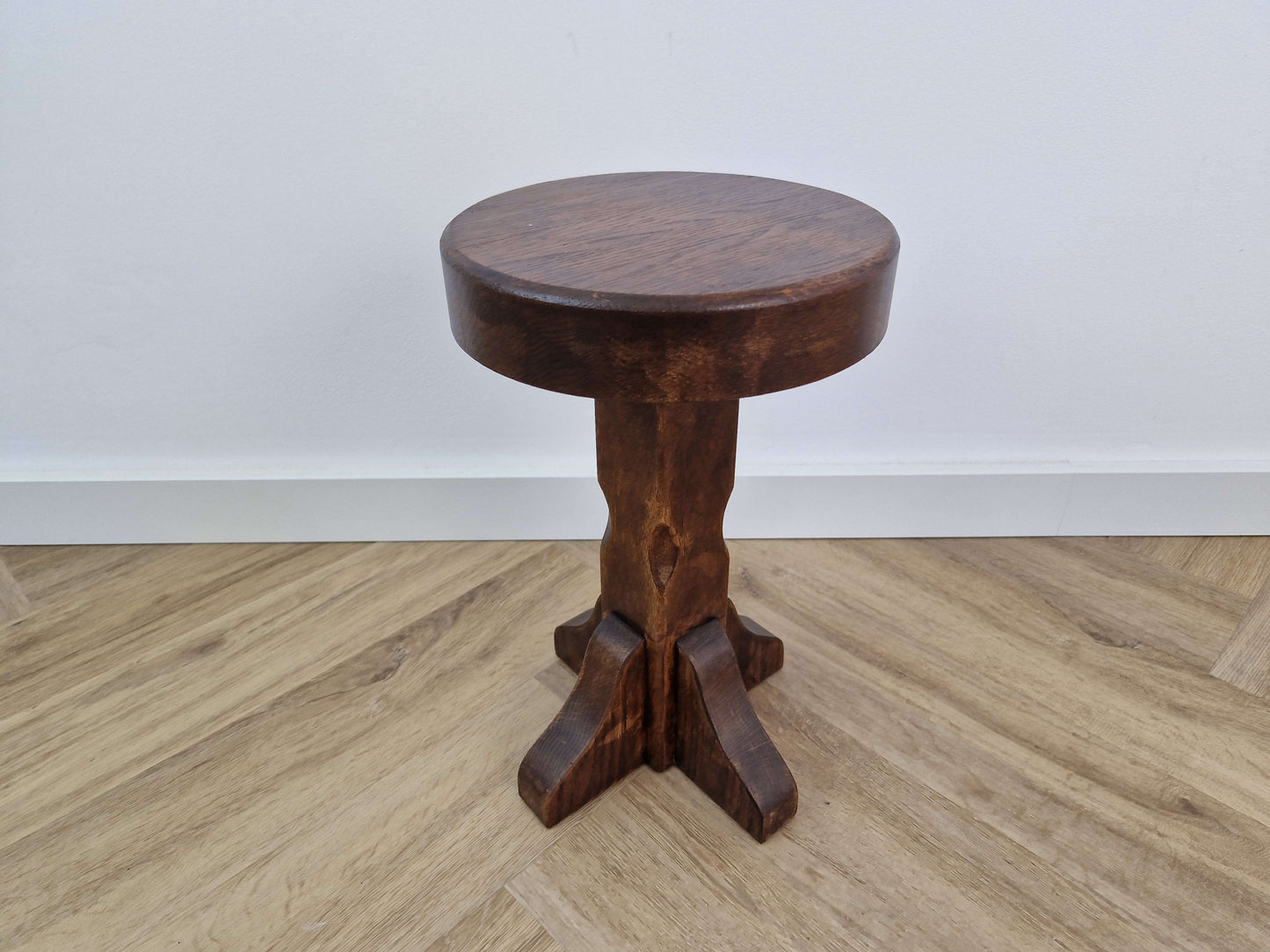 Houten kruk decoratief