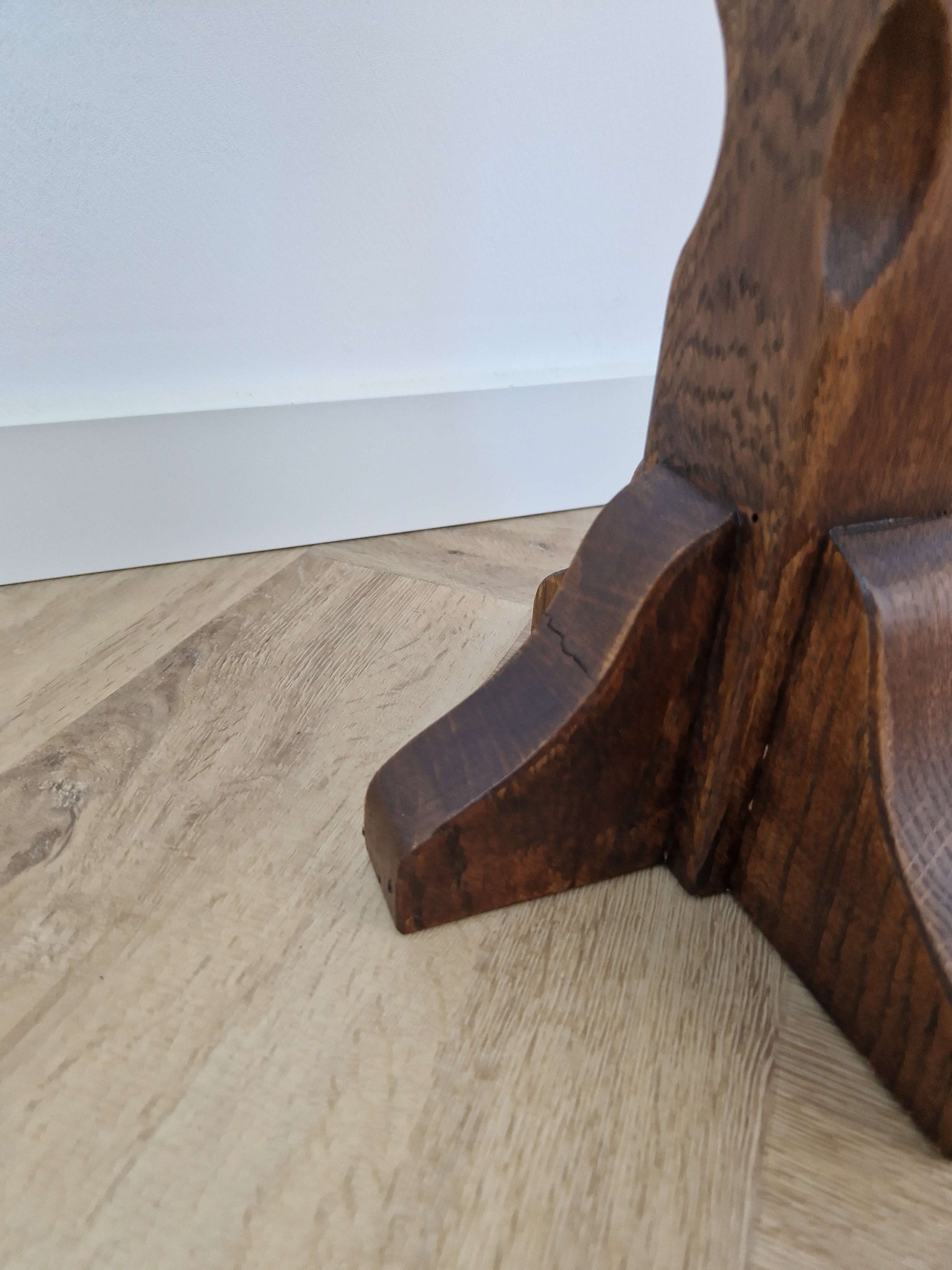 Houten kruk decoratief