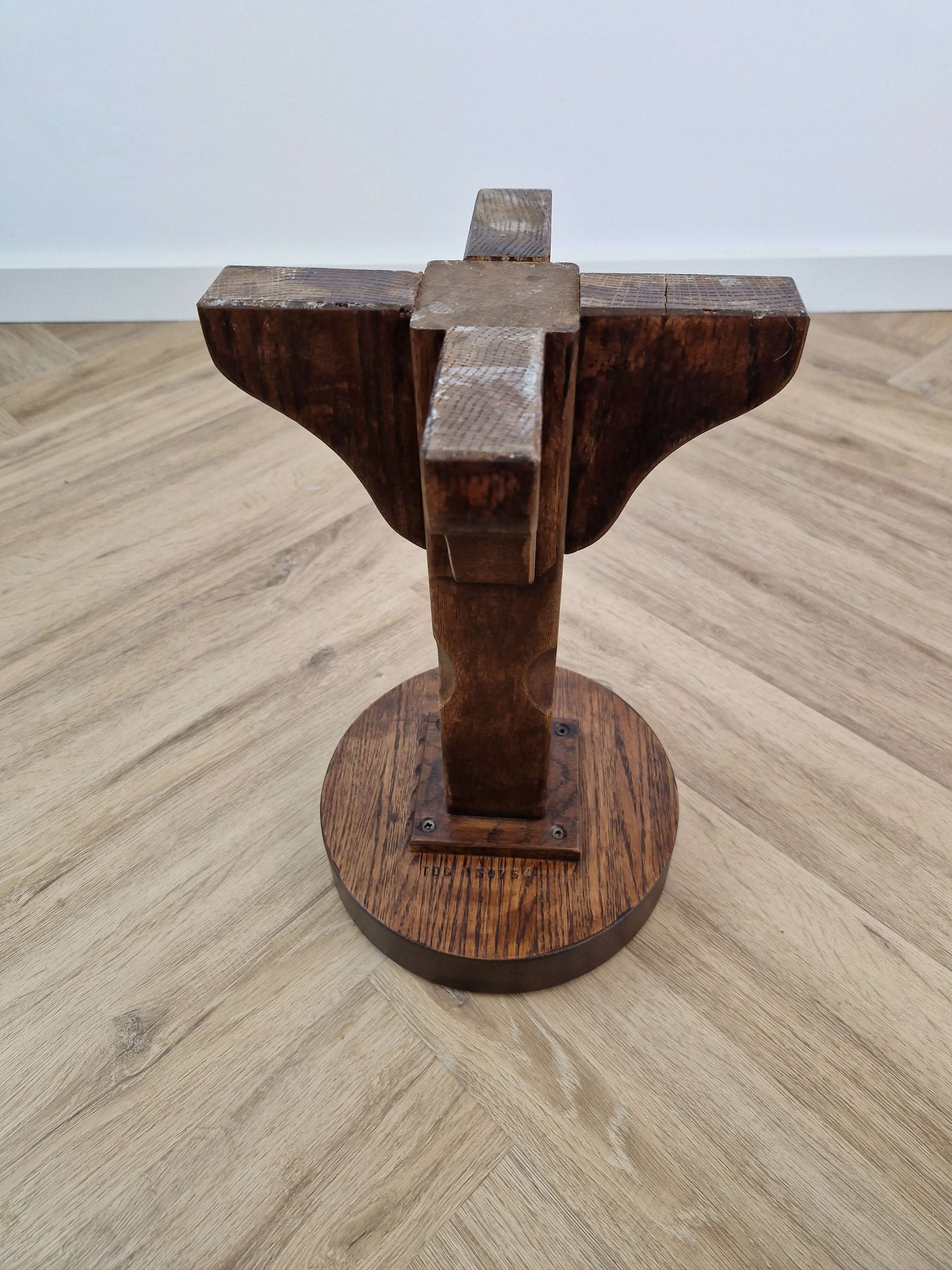 Houten kruk decoratief