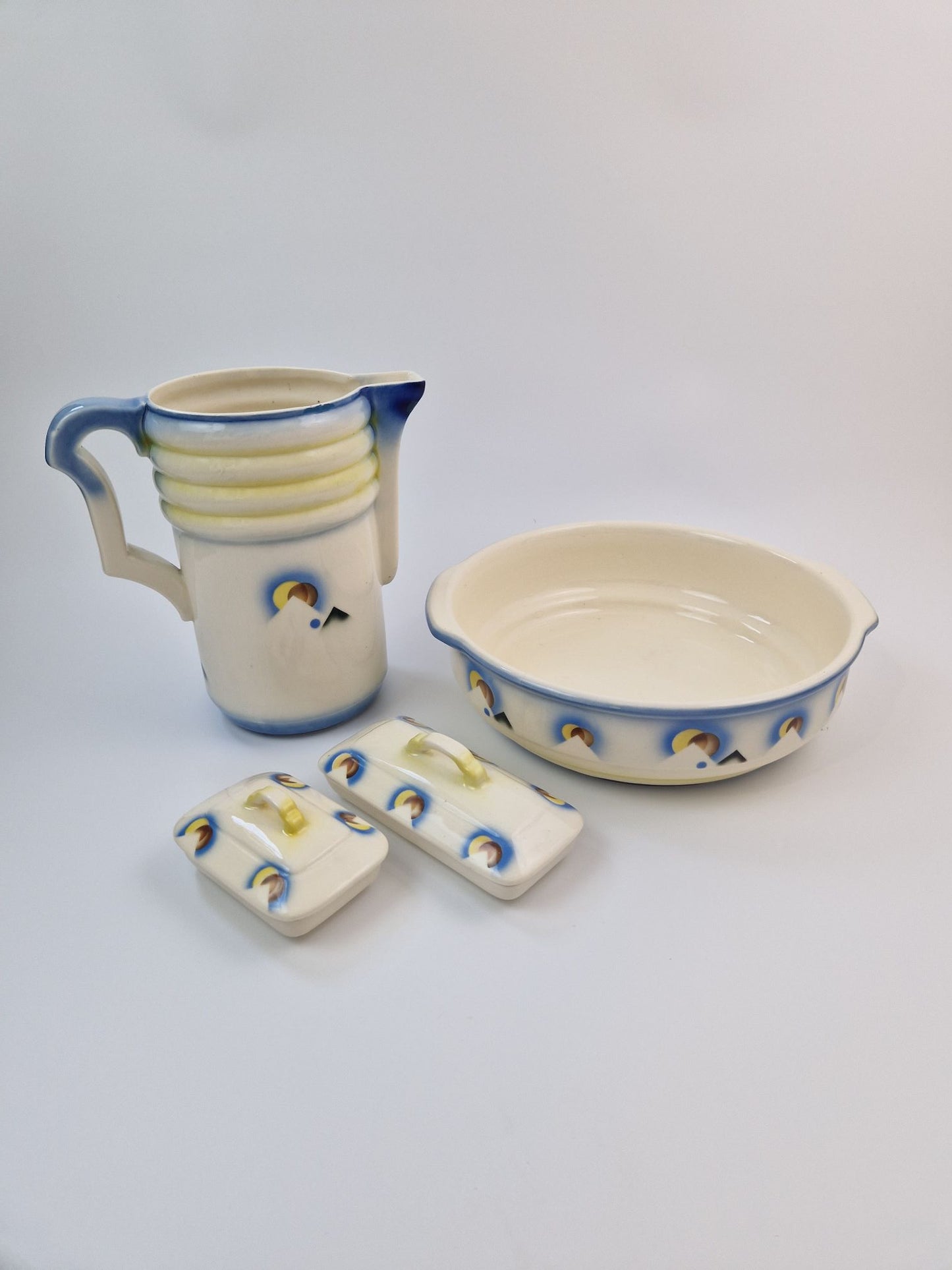 Brocante art deco lapetstel