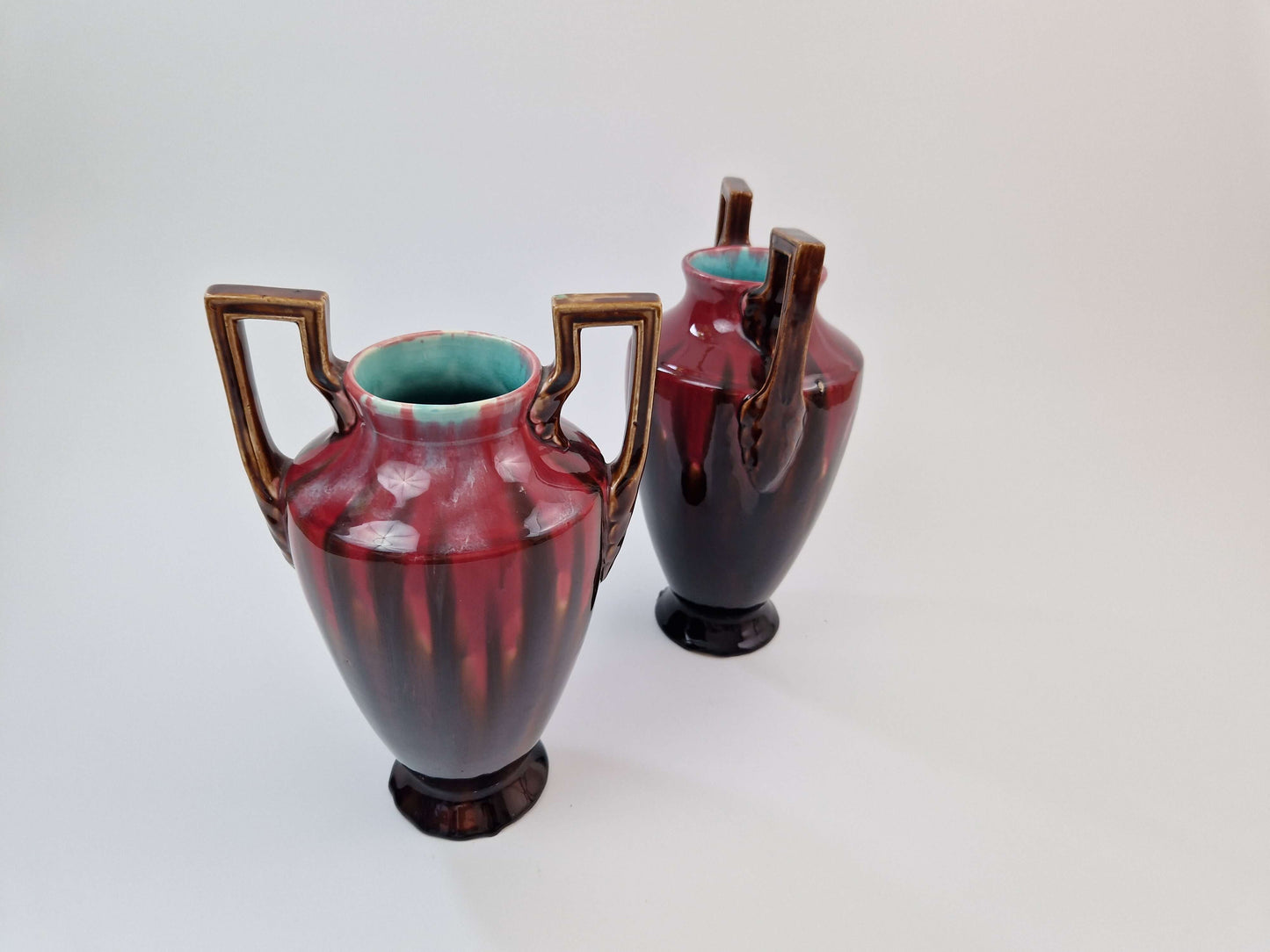 Vintage Orchies France - twee Art-Deco vazen