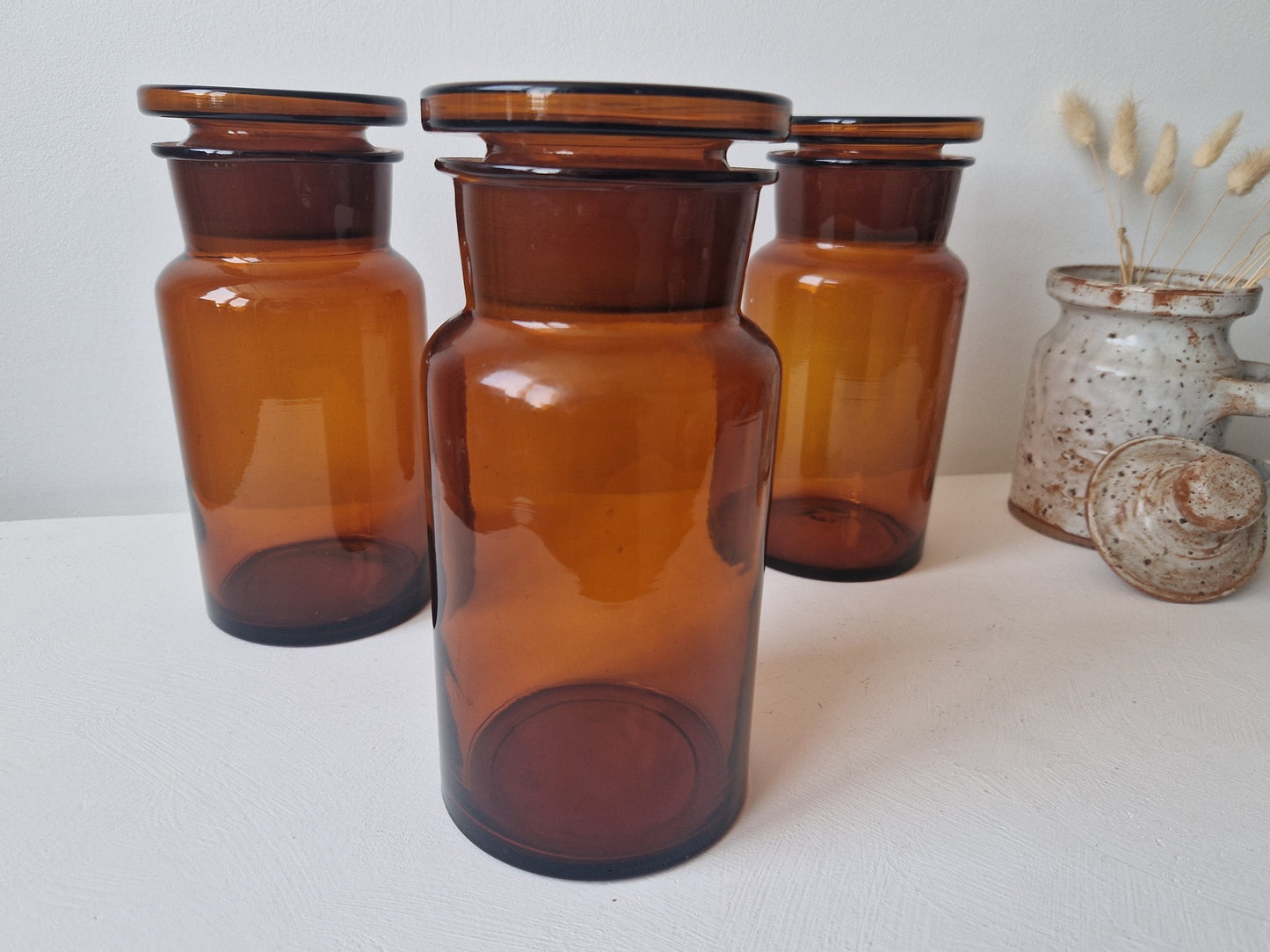 Vintage apothekerspot geschikt voor droogbloemen