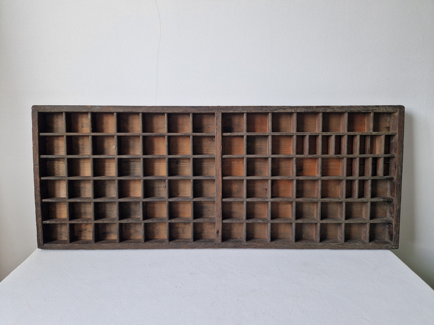 houten letterkast brocante