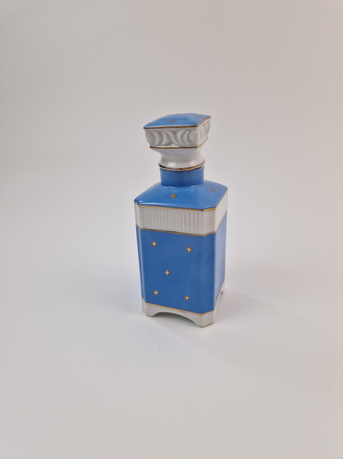 Vintage porseleinen parfumfles roze