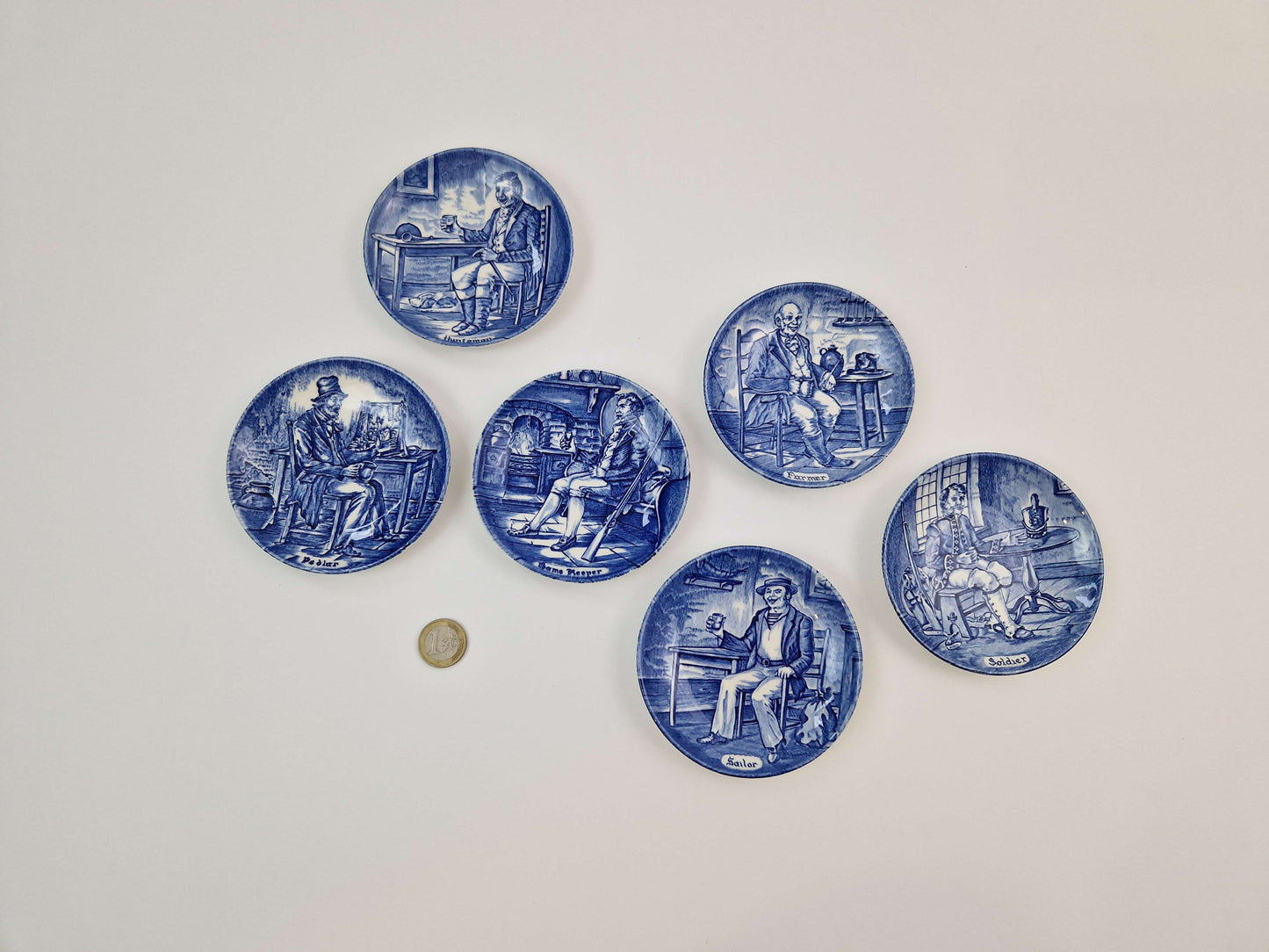 Set van 6 Enoch Wedgwood schaaltjes