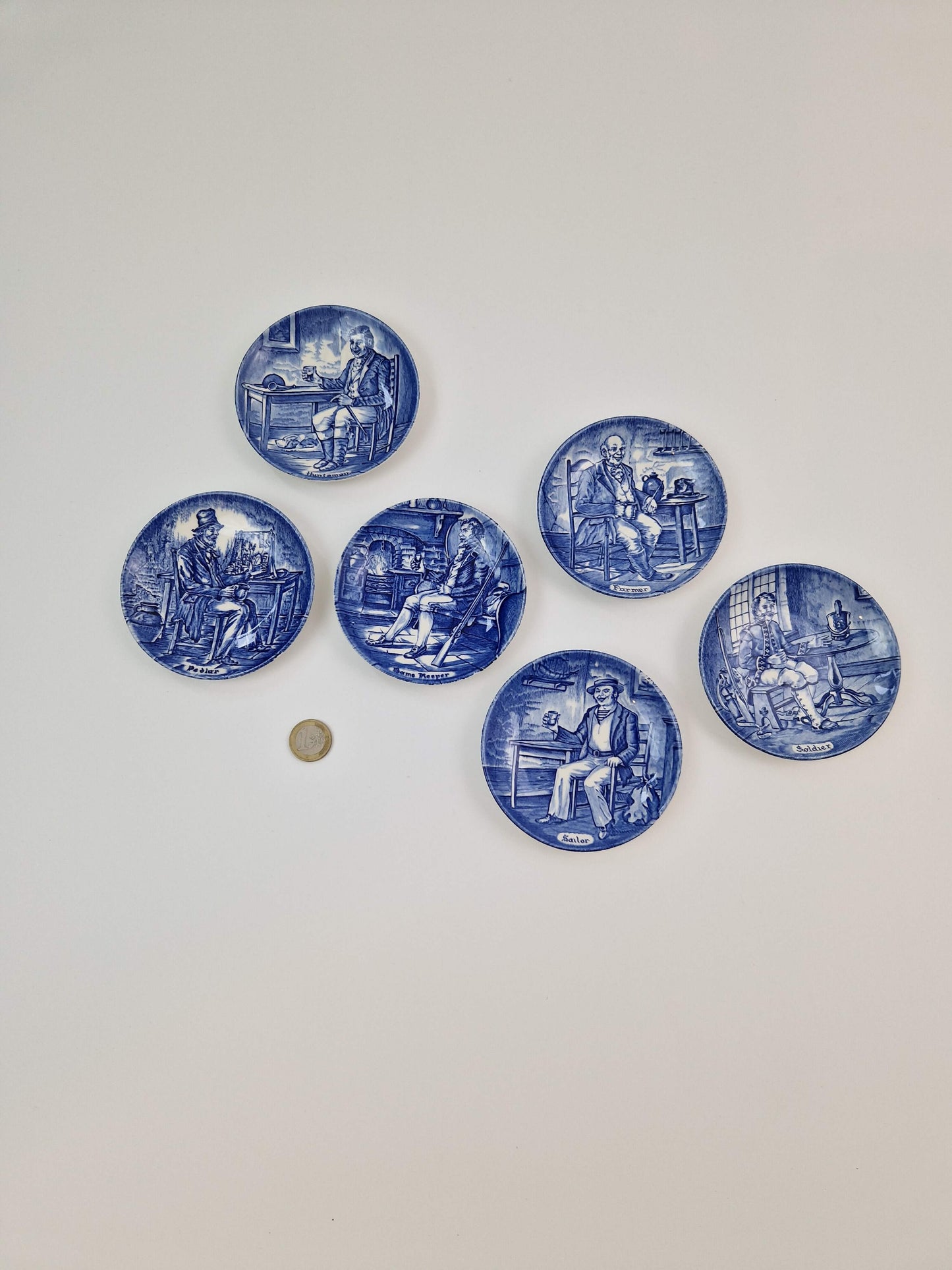 Set van 6 Enoch Wedgwood schaaltjes