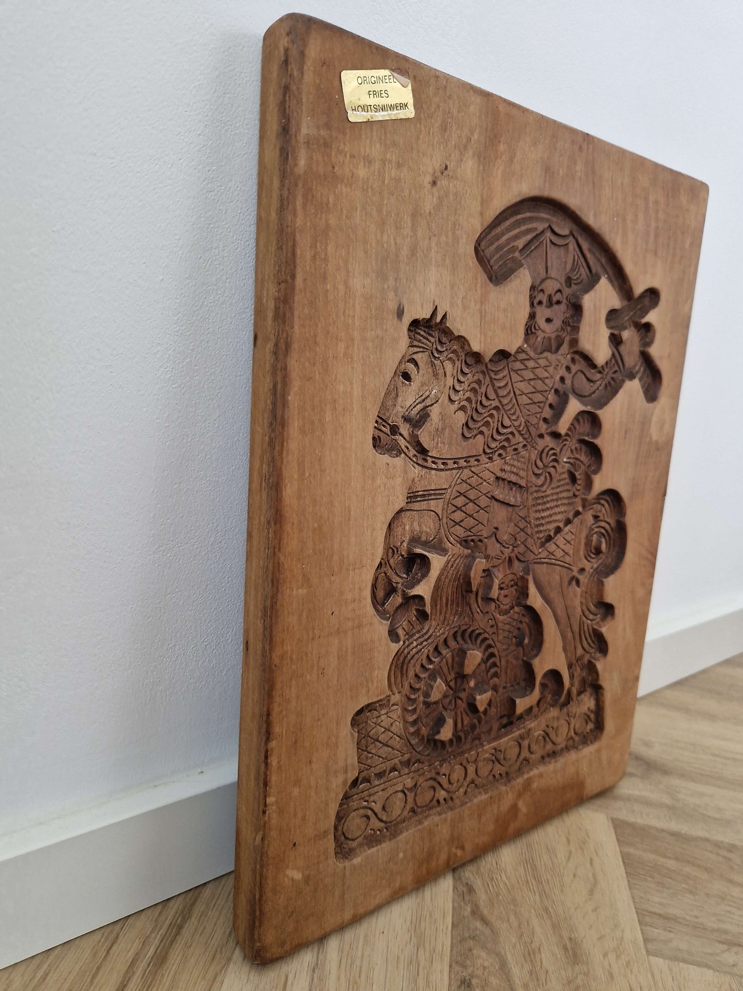 Decoratieve speculaasplank