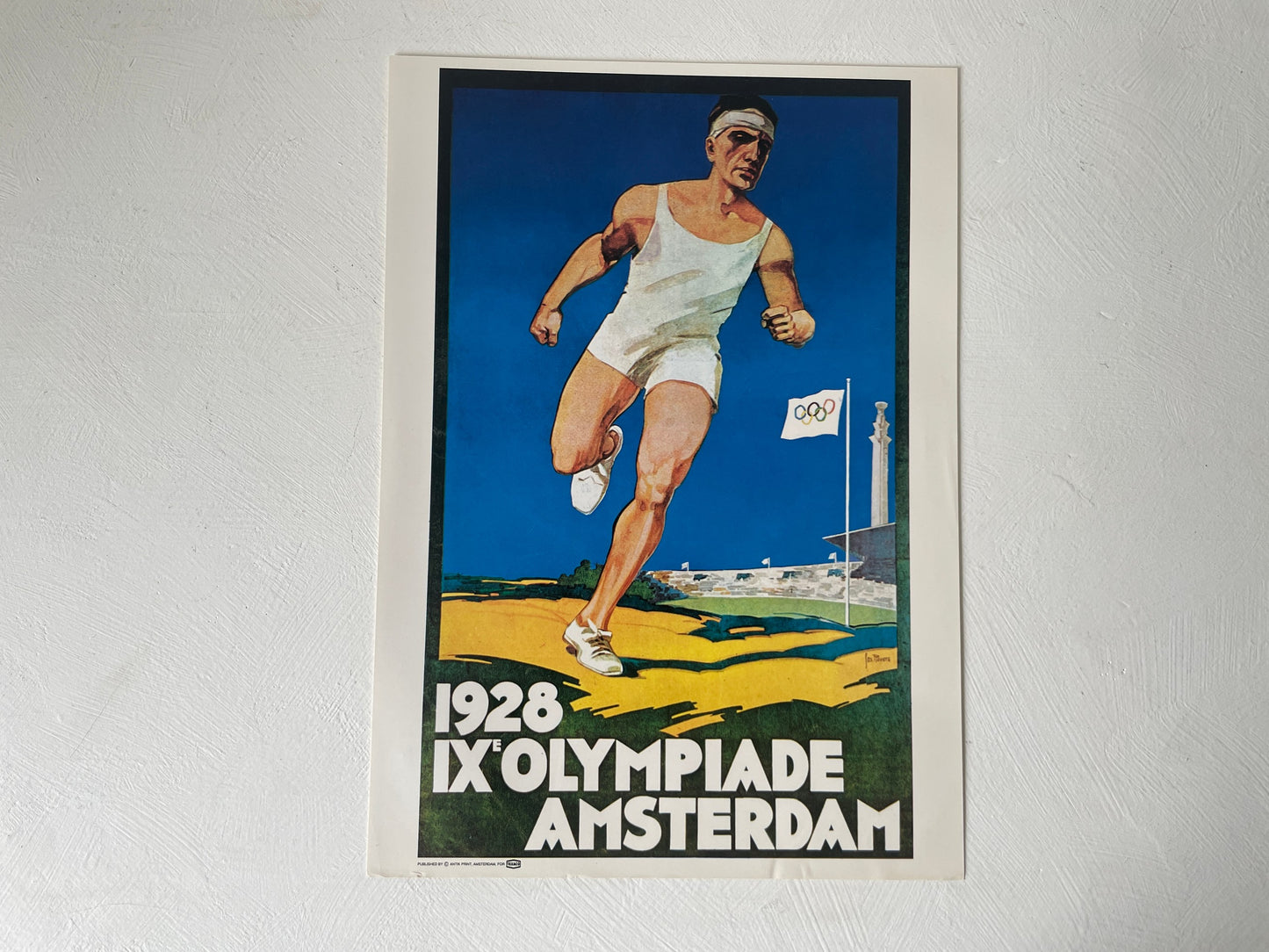 Retro poster Olympische Spelen Parijs 1924