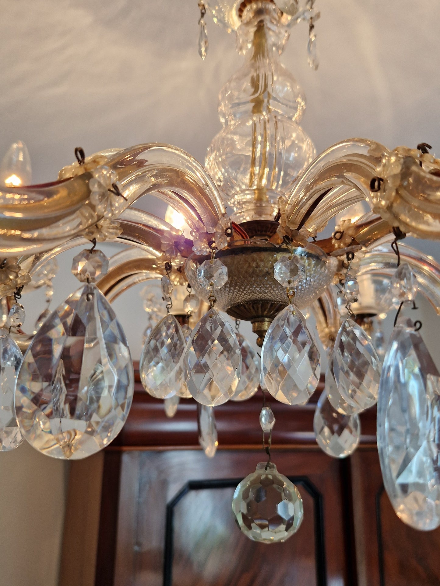 Maria Theresia kroonluchter acht armen