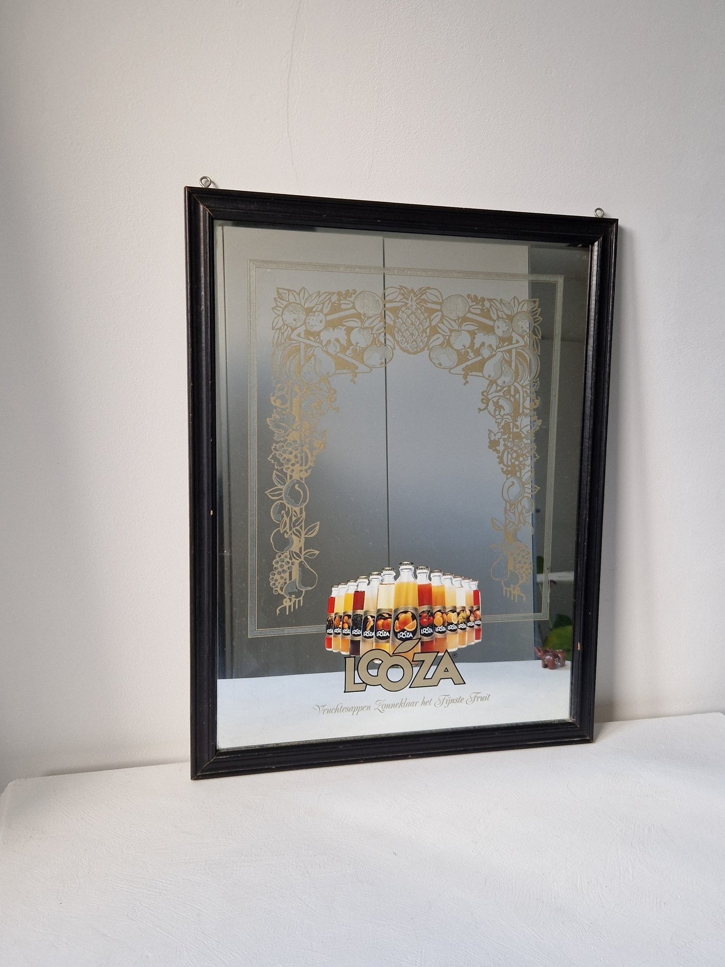 Brocante reclame spiegel Looza