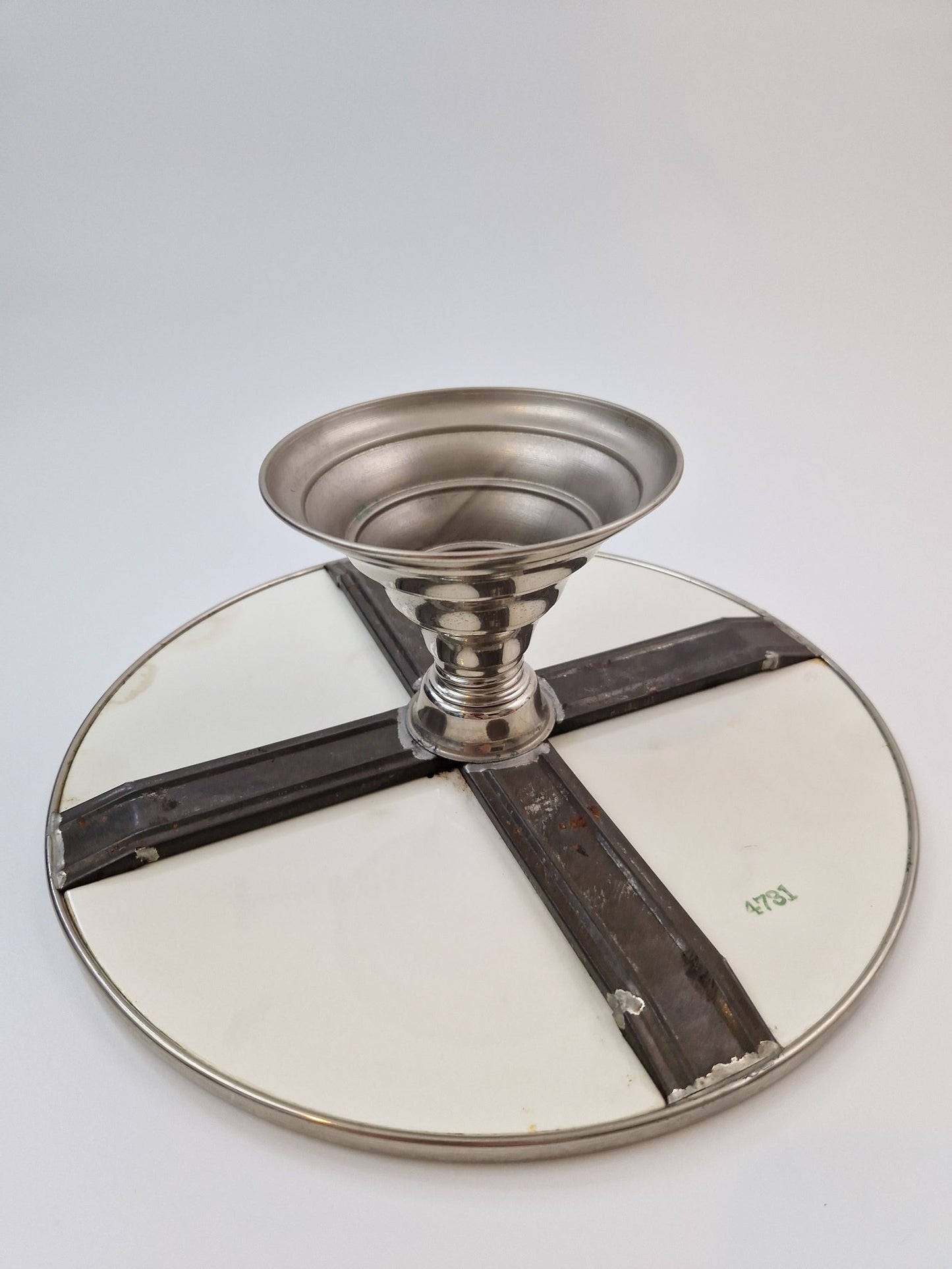 Art Deco Vintage keramiek gebakschaal (1920)