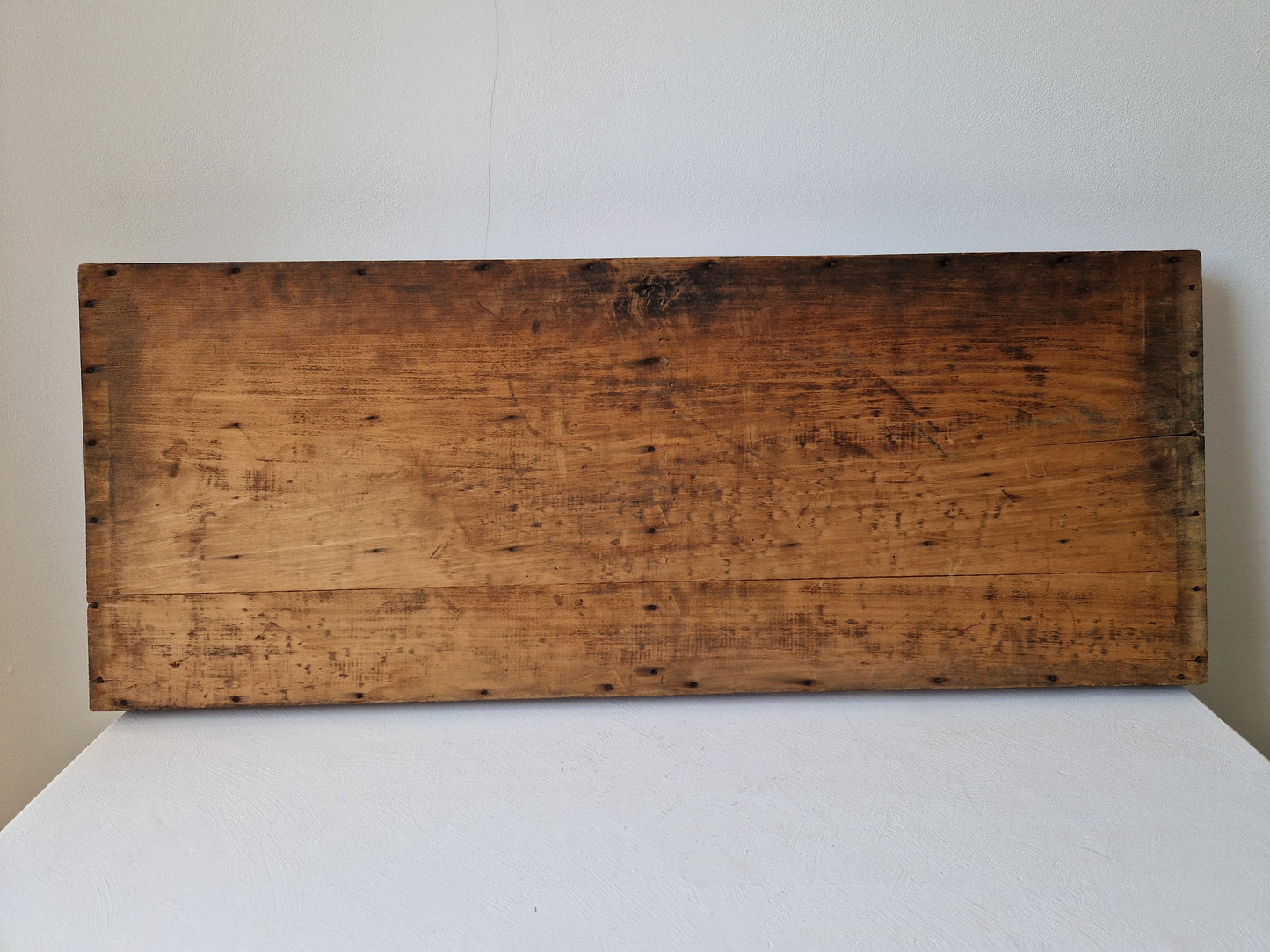 houten letterkast in brocante stijl voor wandmontage
