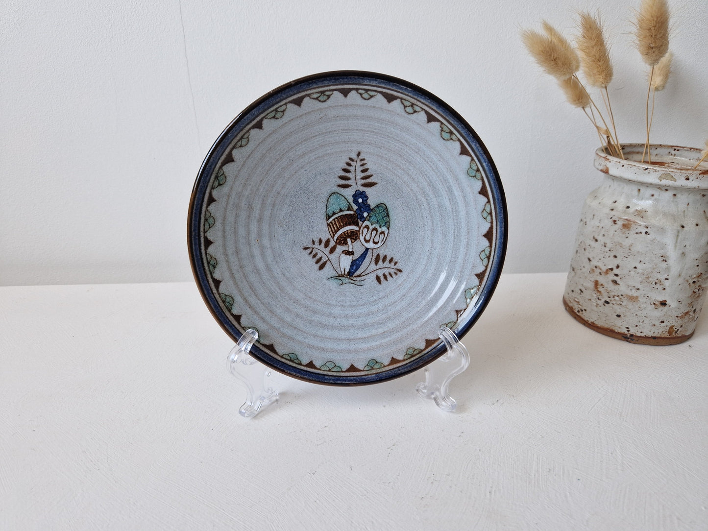 Oud keramisch bord Amha Holland decoratie