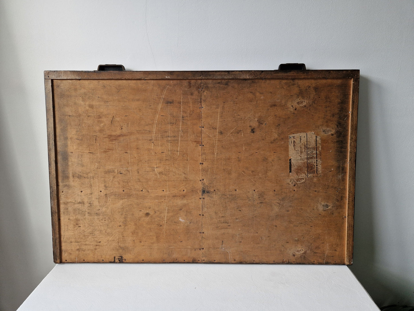 Vintage letterbak hout