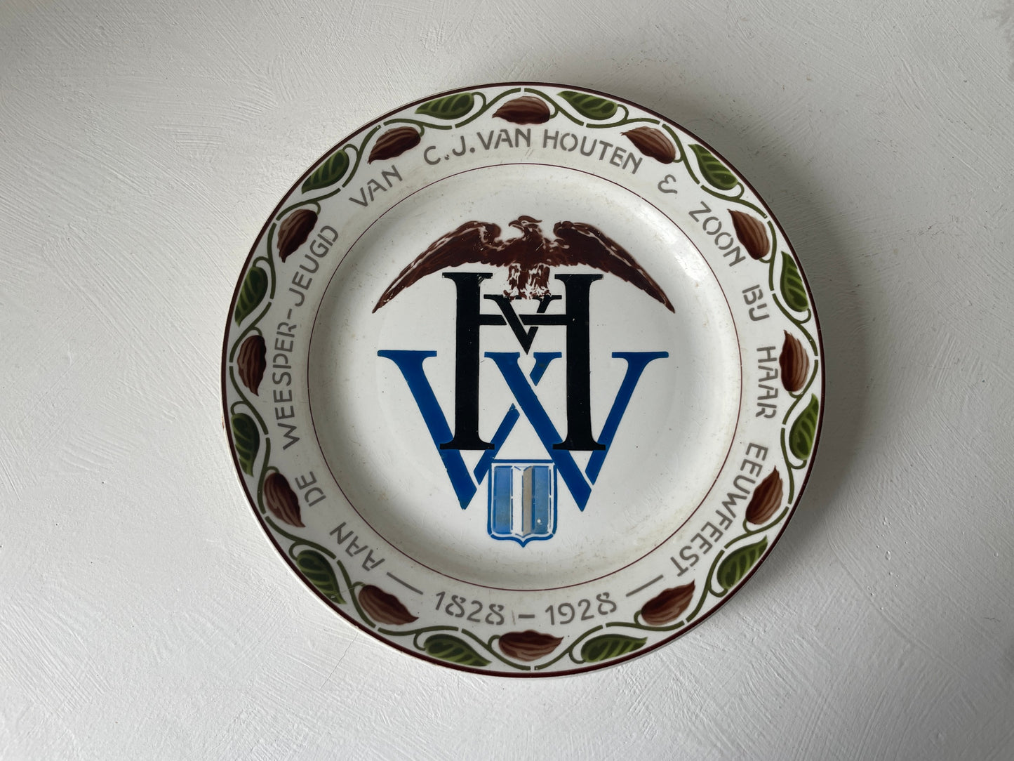 vintage Société Céramique Maastricht sierbord