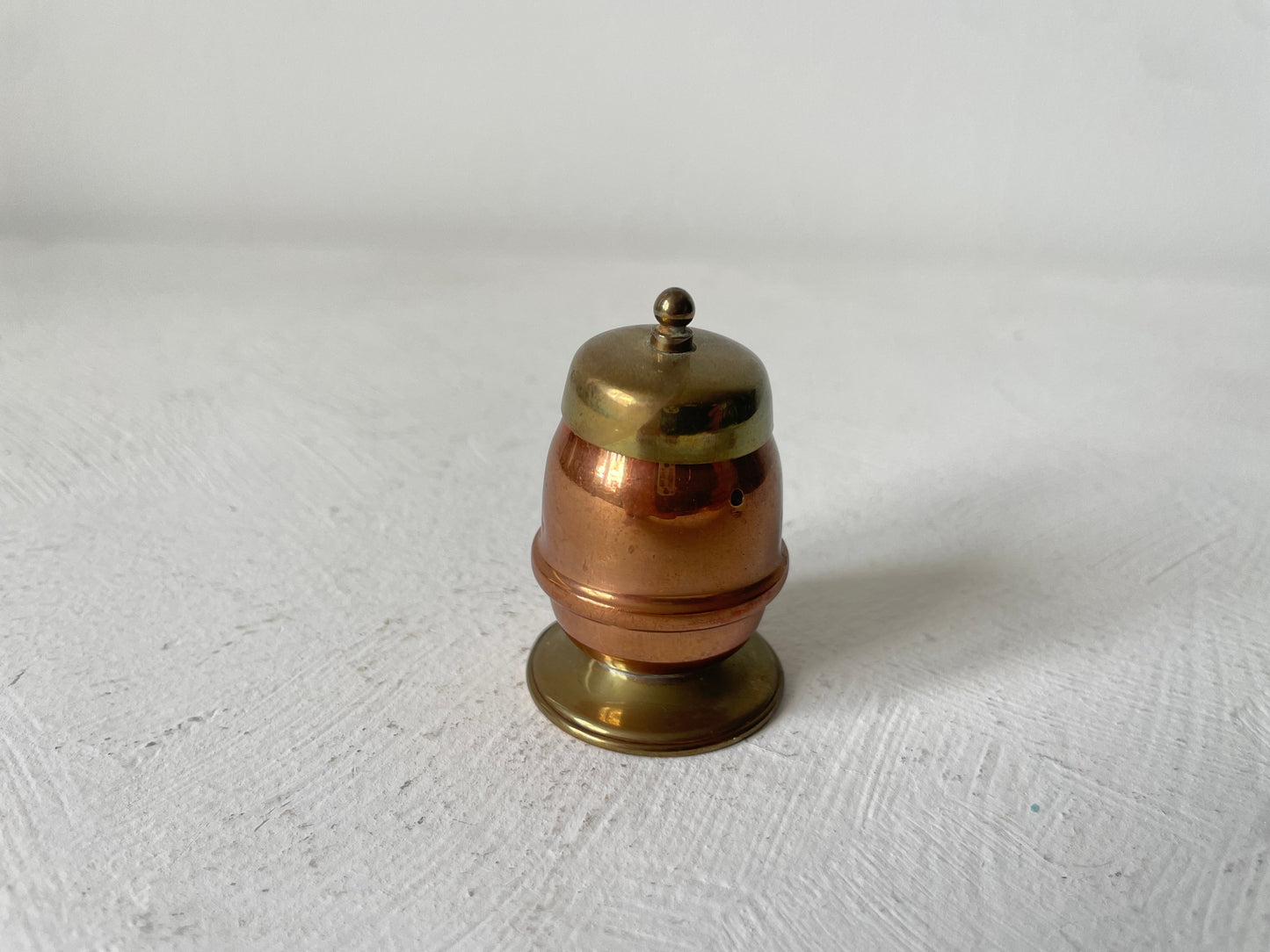 vintage miniatuur potje koper messing