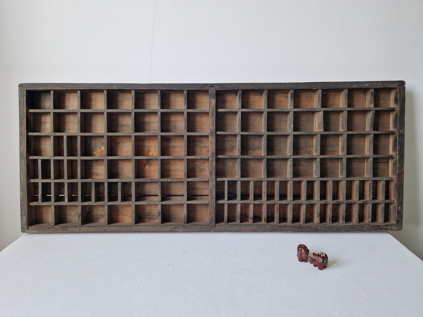 Letterbak van hout