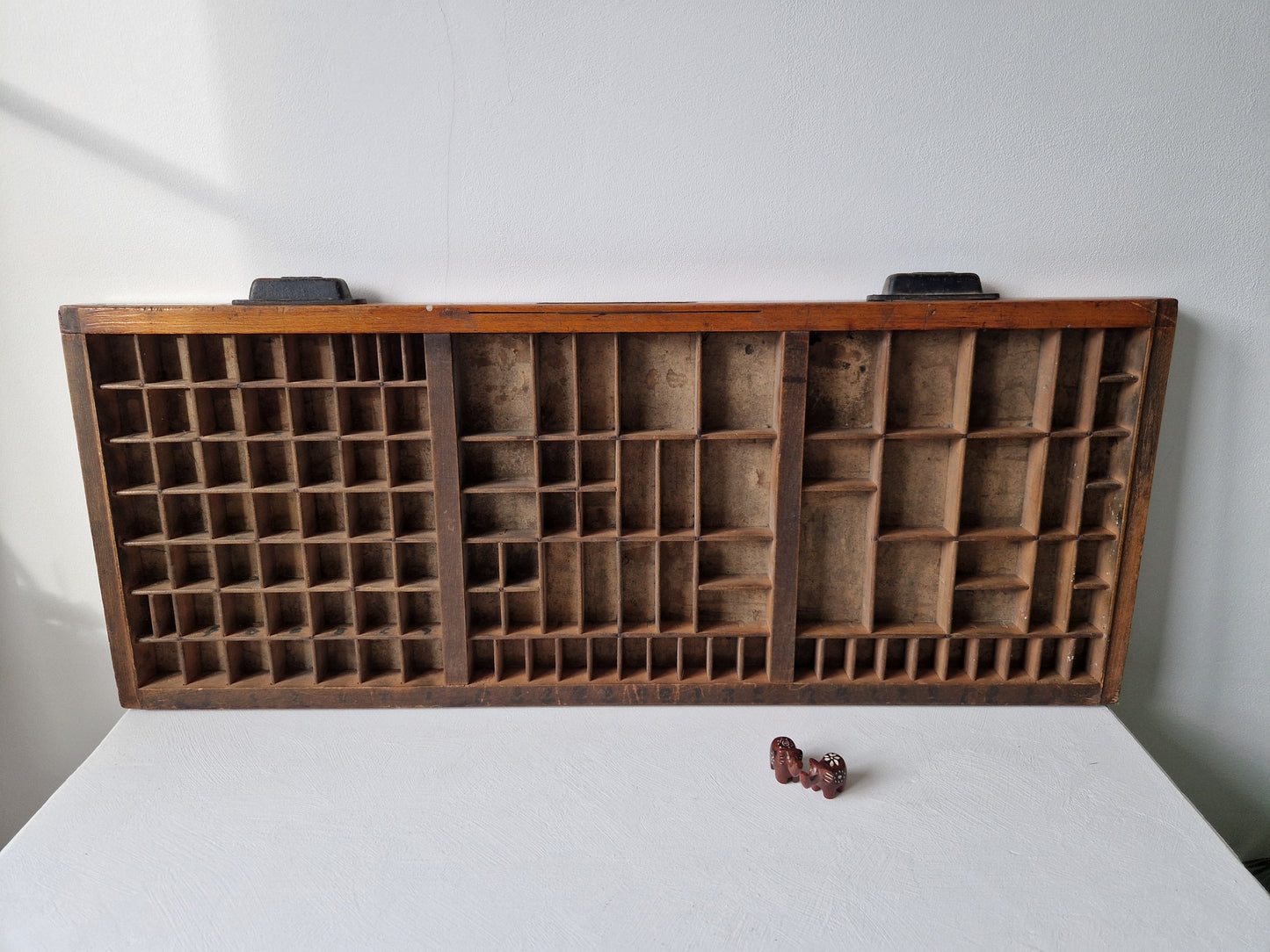 Brocante letterbak van hout nederland