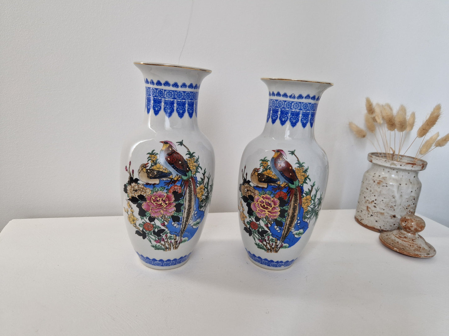 Twee Chinese vazen uit jaren '70