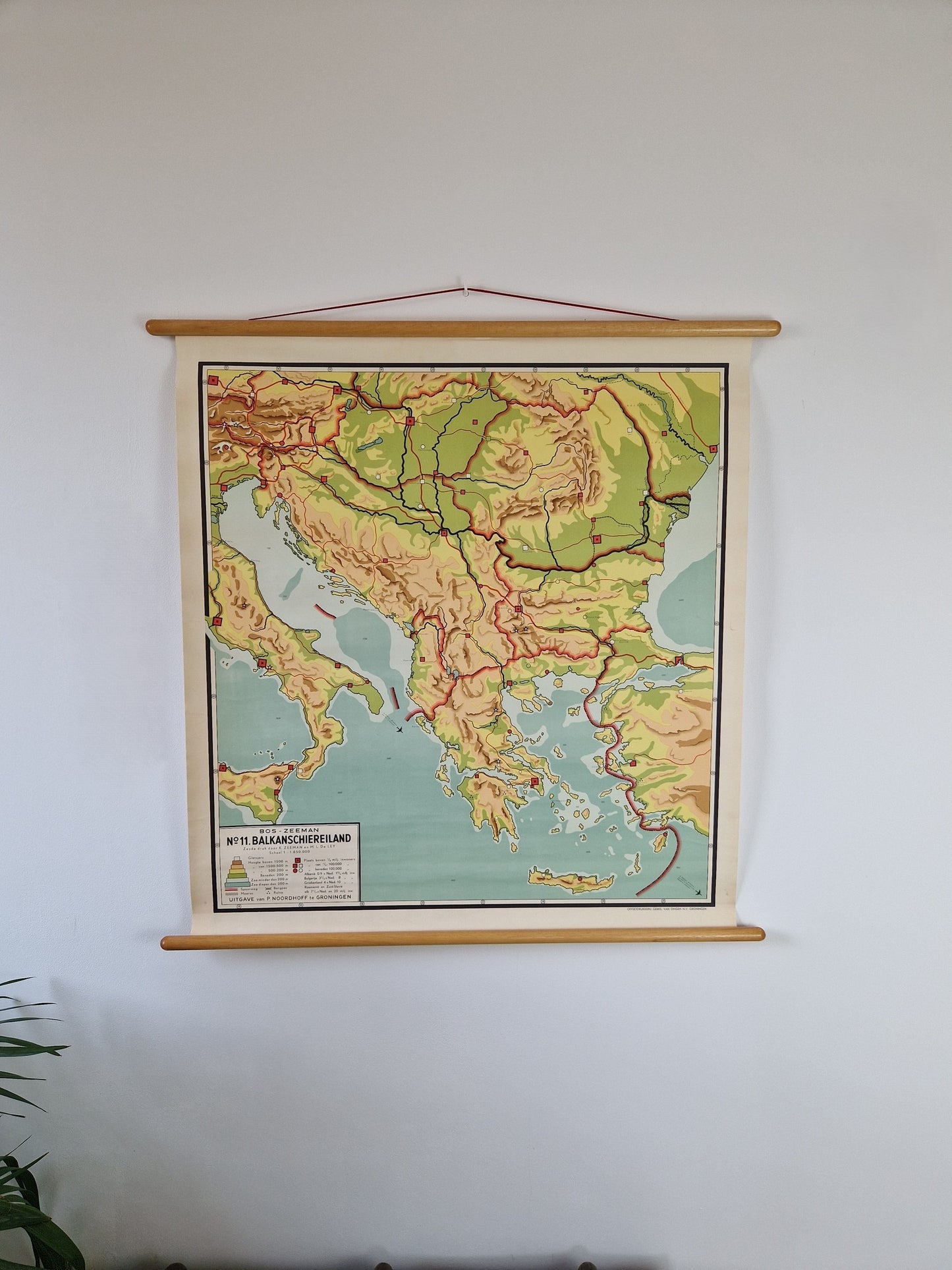 brocante schoolkaart Balkan