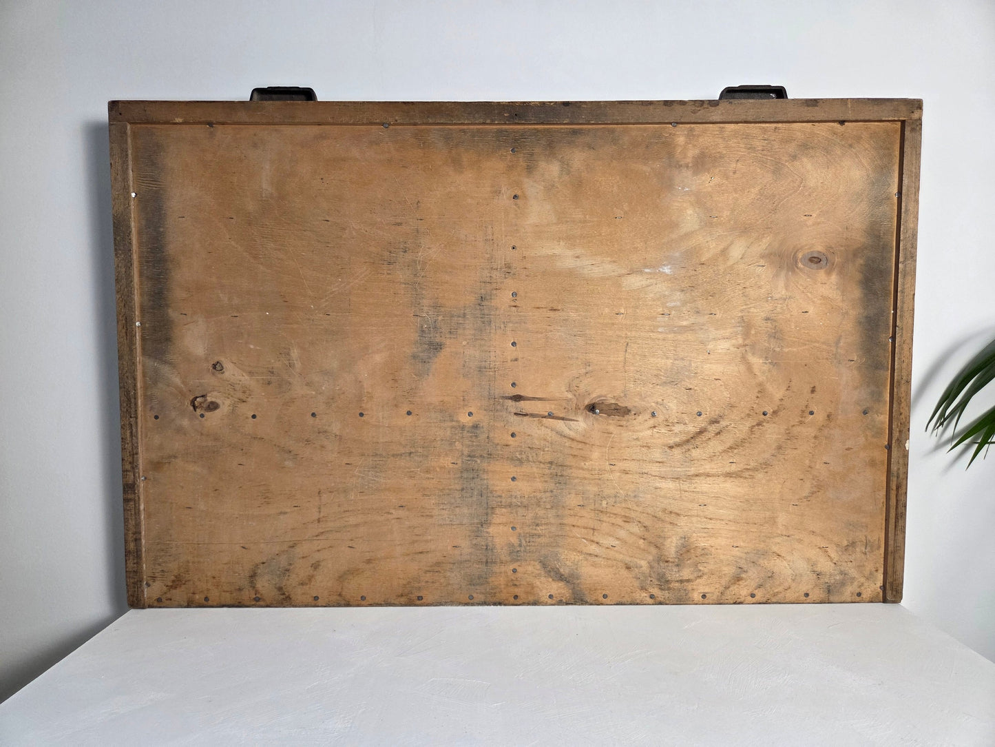 grote houten letterbak uit drukkerij