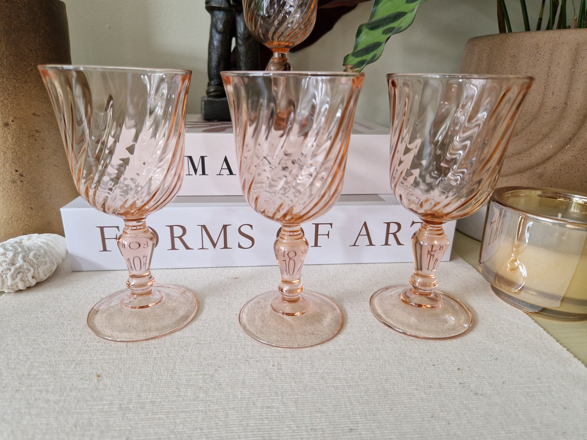 Frans wijnglazen vintage Luminarc