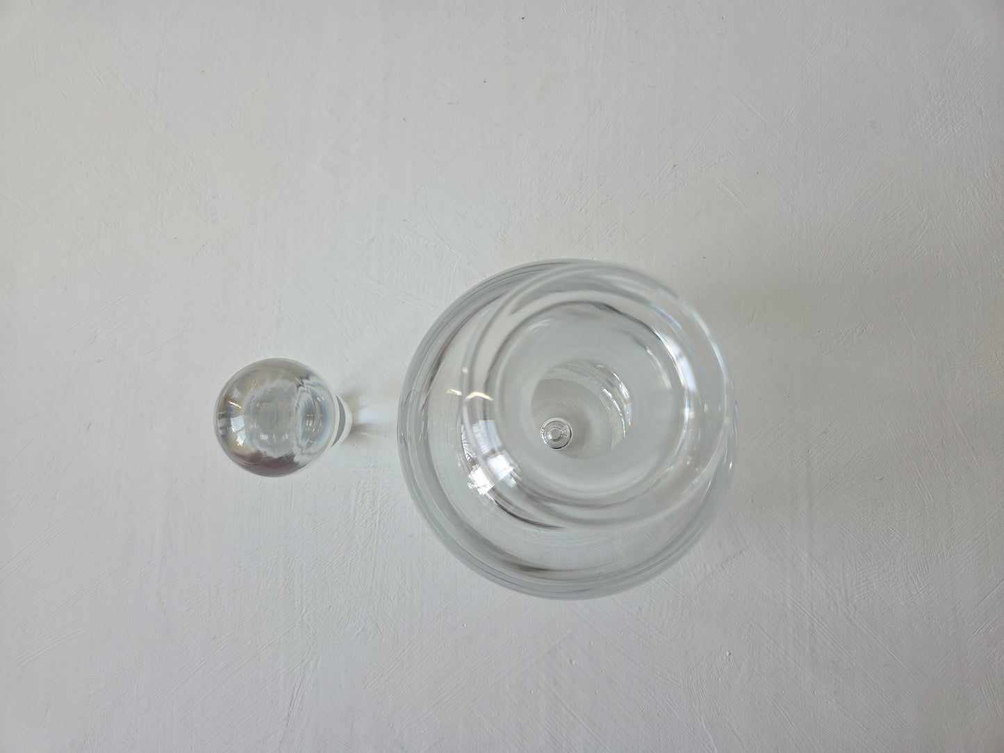 loodvrije kristallen decanter met stop