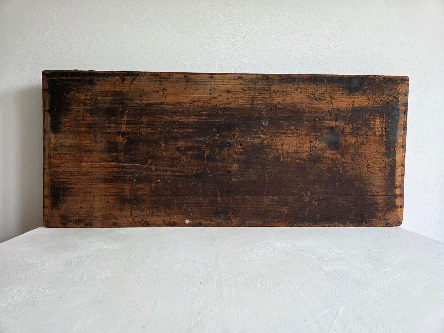houten letterbak 98 compartimenten gebruikssporen