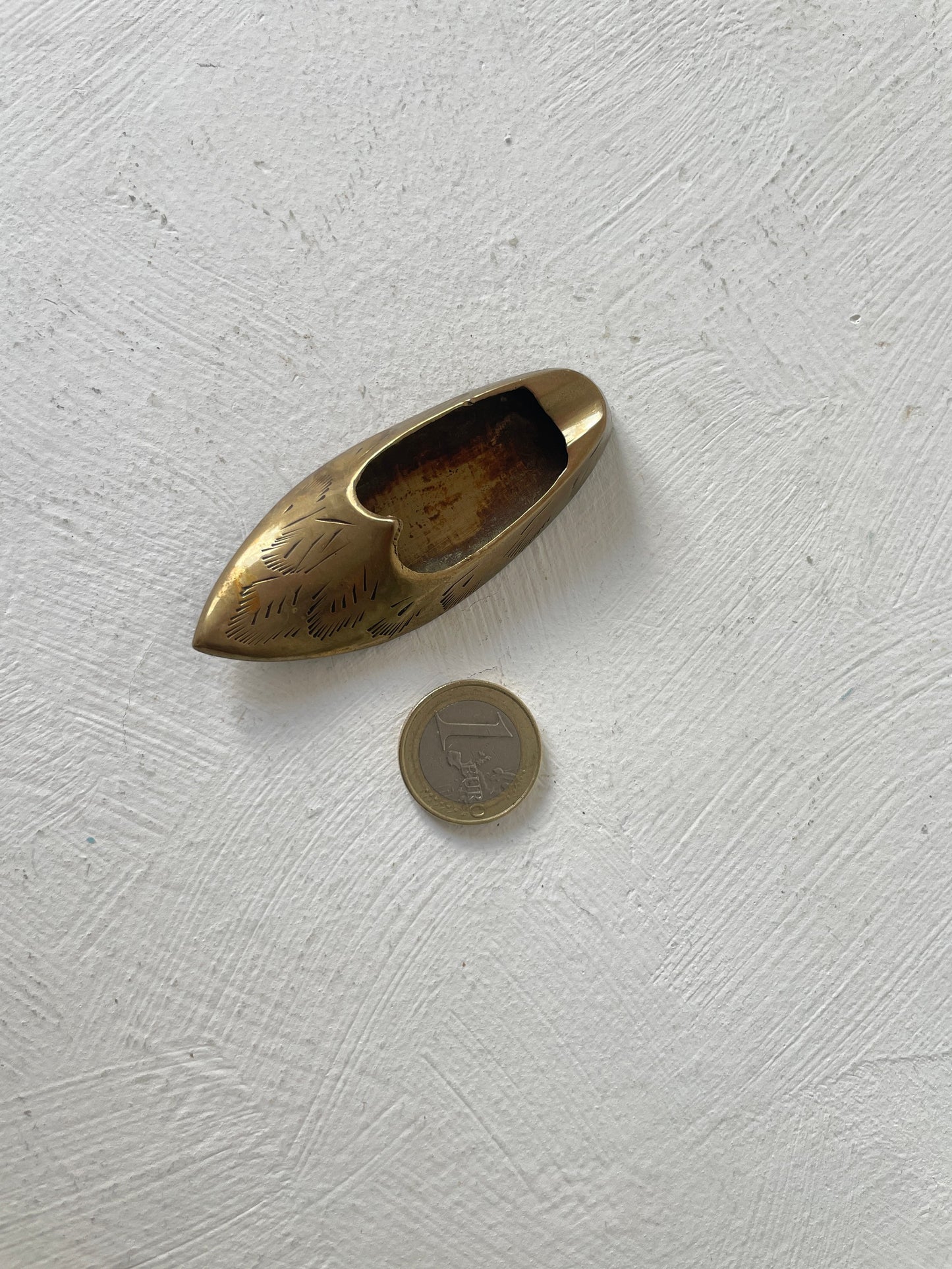 messing oosterse schoen miniatuur