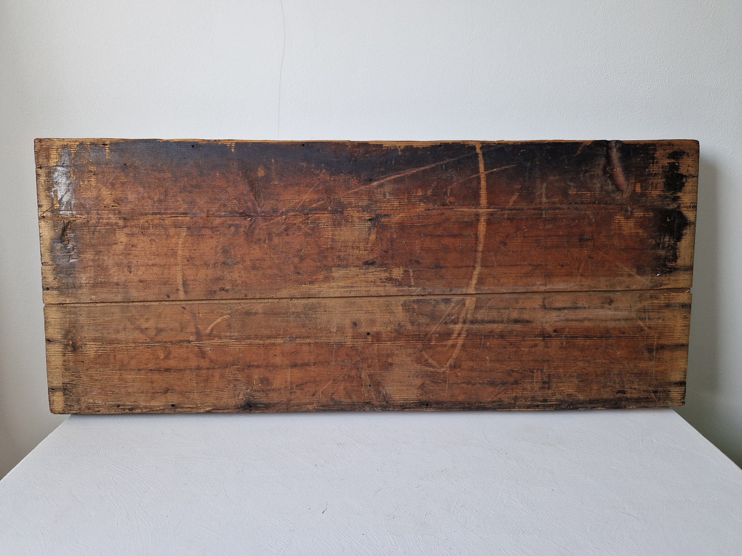 oude brocante letterkast van hout