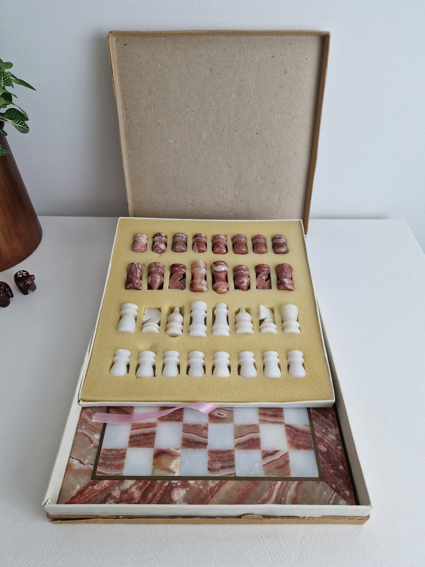 webwinkel dantan Marmer schaakspel