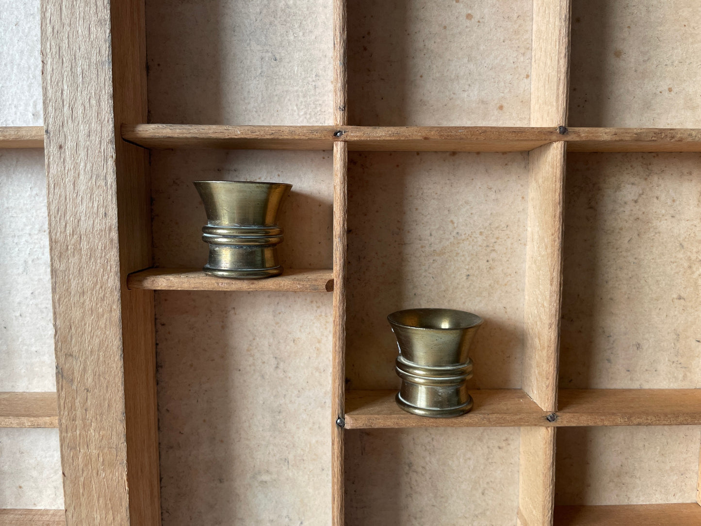 messing miniaturen letterbak