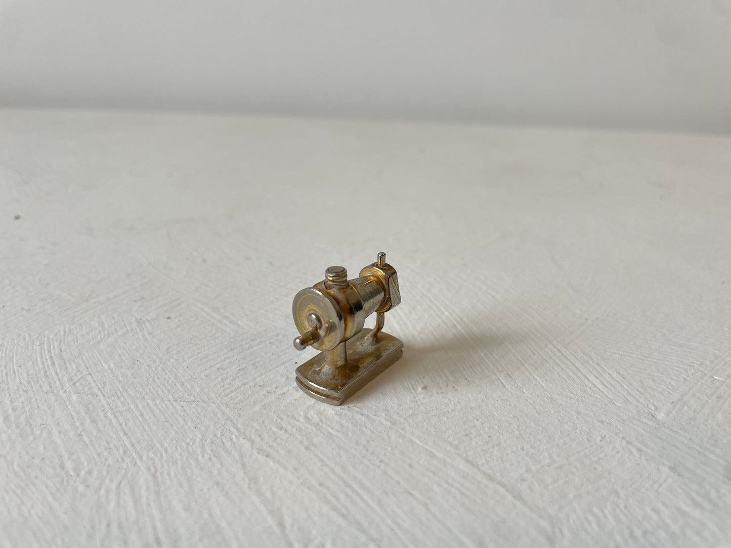 messing miniatuur naaimachine poppenhuis