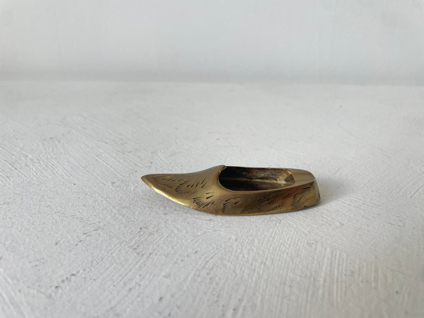 vintage mini asbak messing
