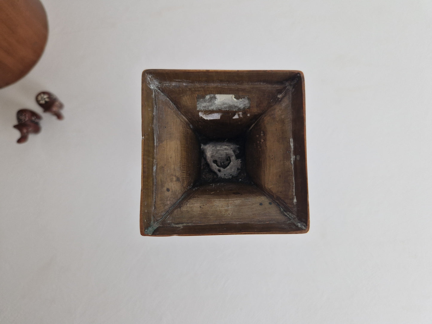 koop kandelaar antiek koper dantan